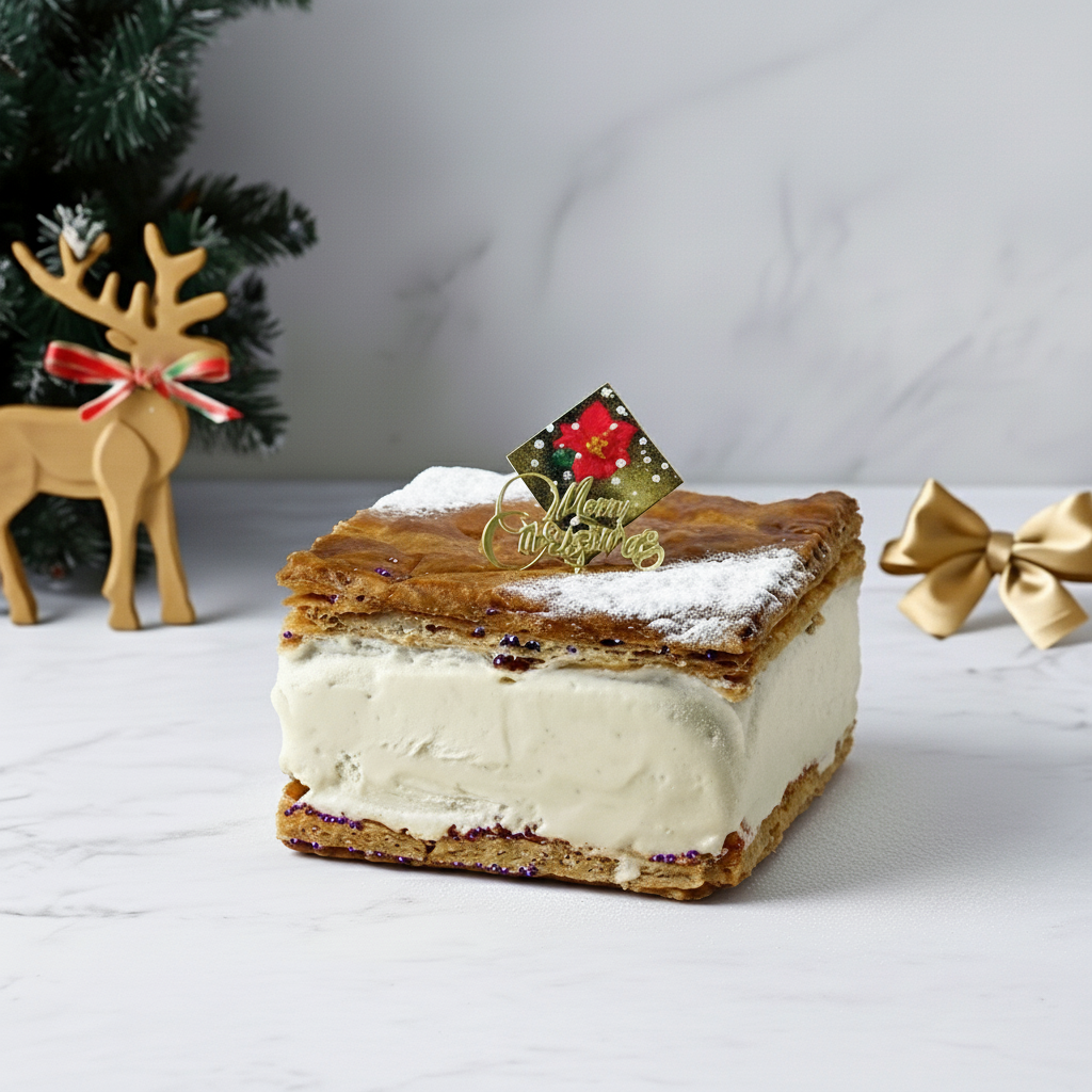 【Xmas限定】ミルフィーユ・ノエル　アイスケーキ